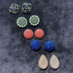 *Bundle* Statement Stud Earrings Set